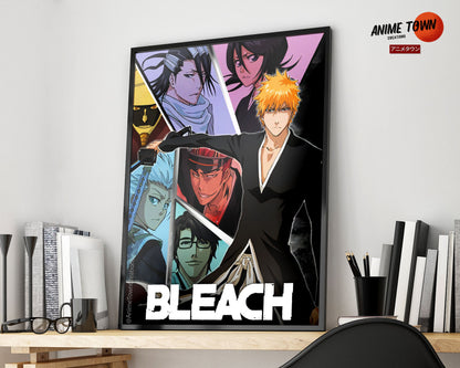 Anime Town Creations Poster Bleach Minimalist 5" x 7" Home Goods - Anime Bleach Poster
