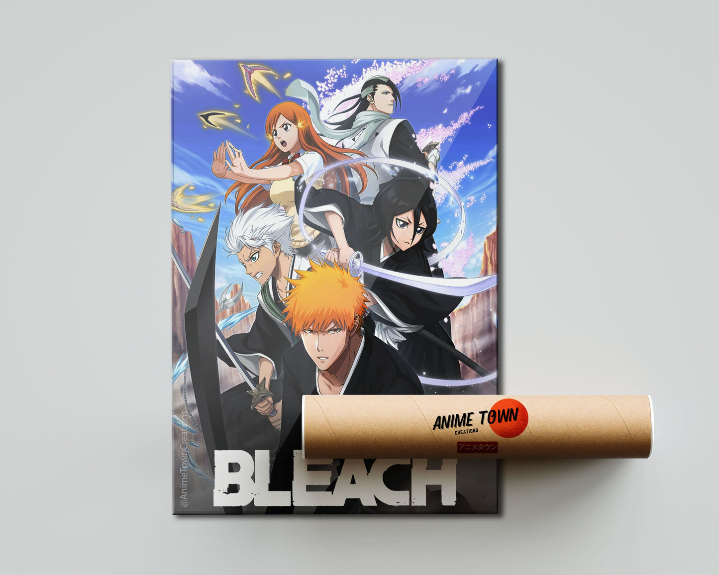 Anime Town Creations Poster Bleach Soul Society 5" x 7" Home Goods - Anime Bleach Poster