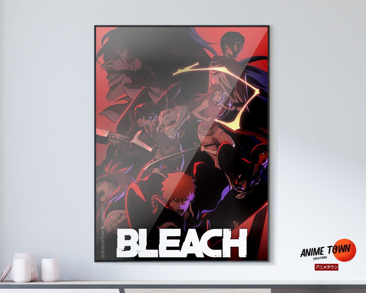 Anime Town Creations Poster Bleach Thousand Year Blood War 5" x 7" Home Goods - Anime Bleach Poster