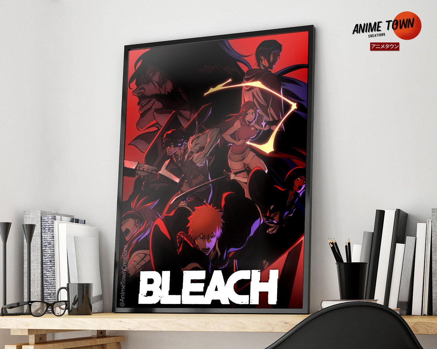 Anime Town Creations Poster Bleach Thousand Year Blood War 11" x 17" Home Goods - Anime Bleach Poster