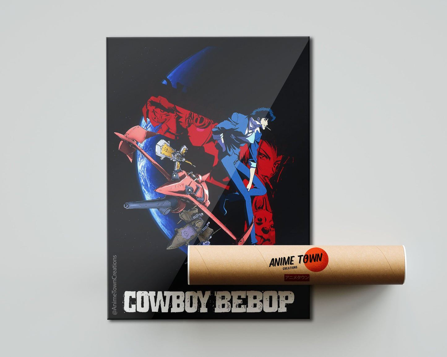 Anime Town Creations Poster Cowboy Bebop Cover 5" x 7" Home Goods - Anime Cowboy Bepop Poster