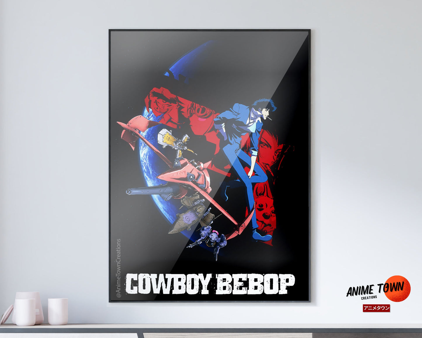 Anime Town Creations Poster Cowboy Bebop Cover 5" x 7" Home Goods - Anime Cowboy Bepop Poster