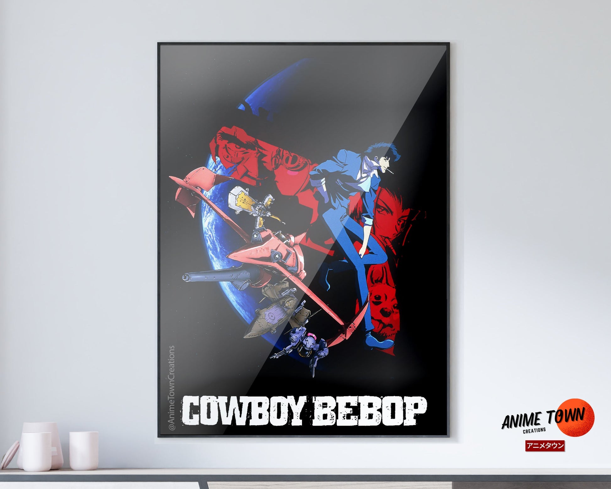 Anime Town Creations Poster Cowboy Bebop Cover 11" x 17" Home Goods - Anime Cowboy Bepop Poster