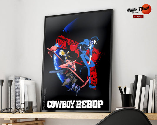 Anime Town Creations Poster Cowboy Bebop Cover 5" x 7" Home Goods - Anime Cowboy Bepop Poster
