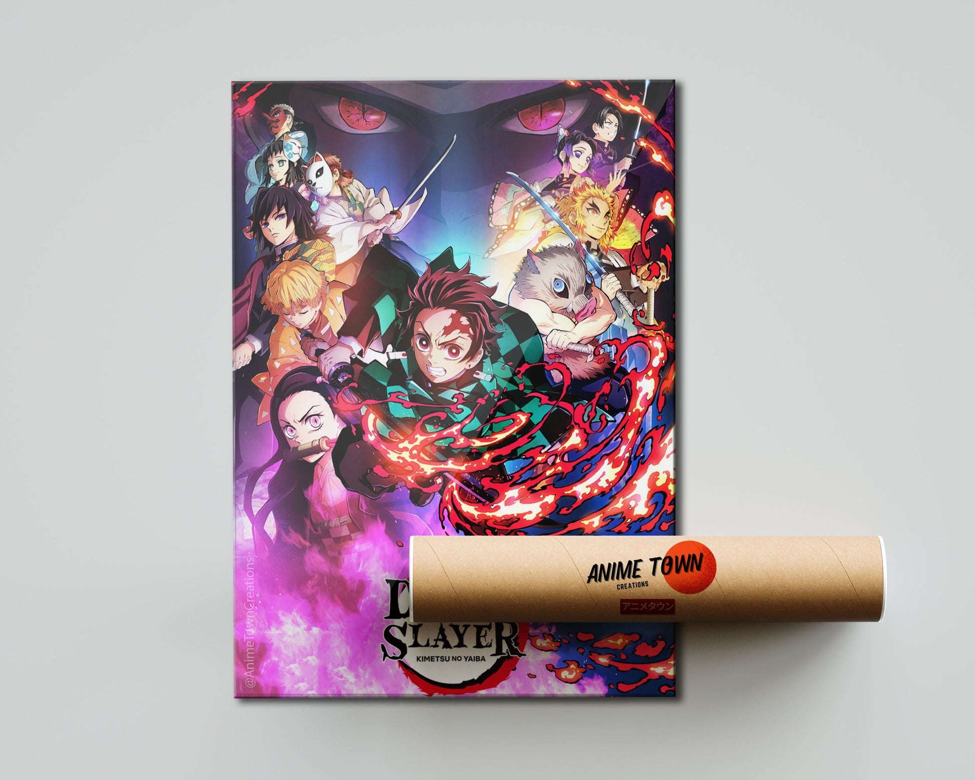 Demon Slayer Anime Posters Manga Wall Art Poster Prints A4 A3 A2
