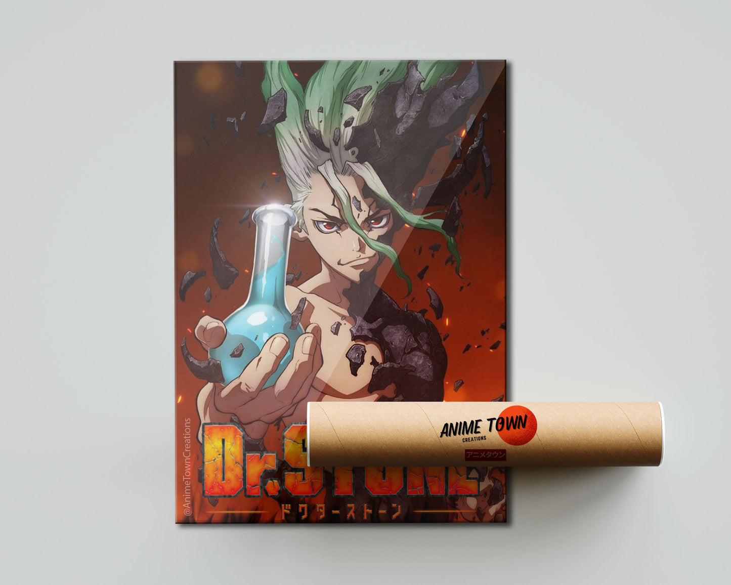 Anime Town Creations Poster Dr Stone 5" x 7" Home Goods - Anime Dr Stone Poster