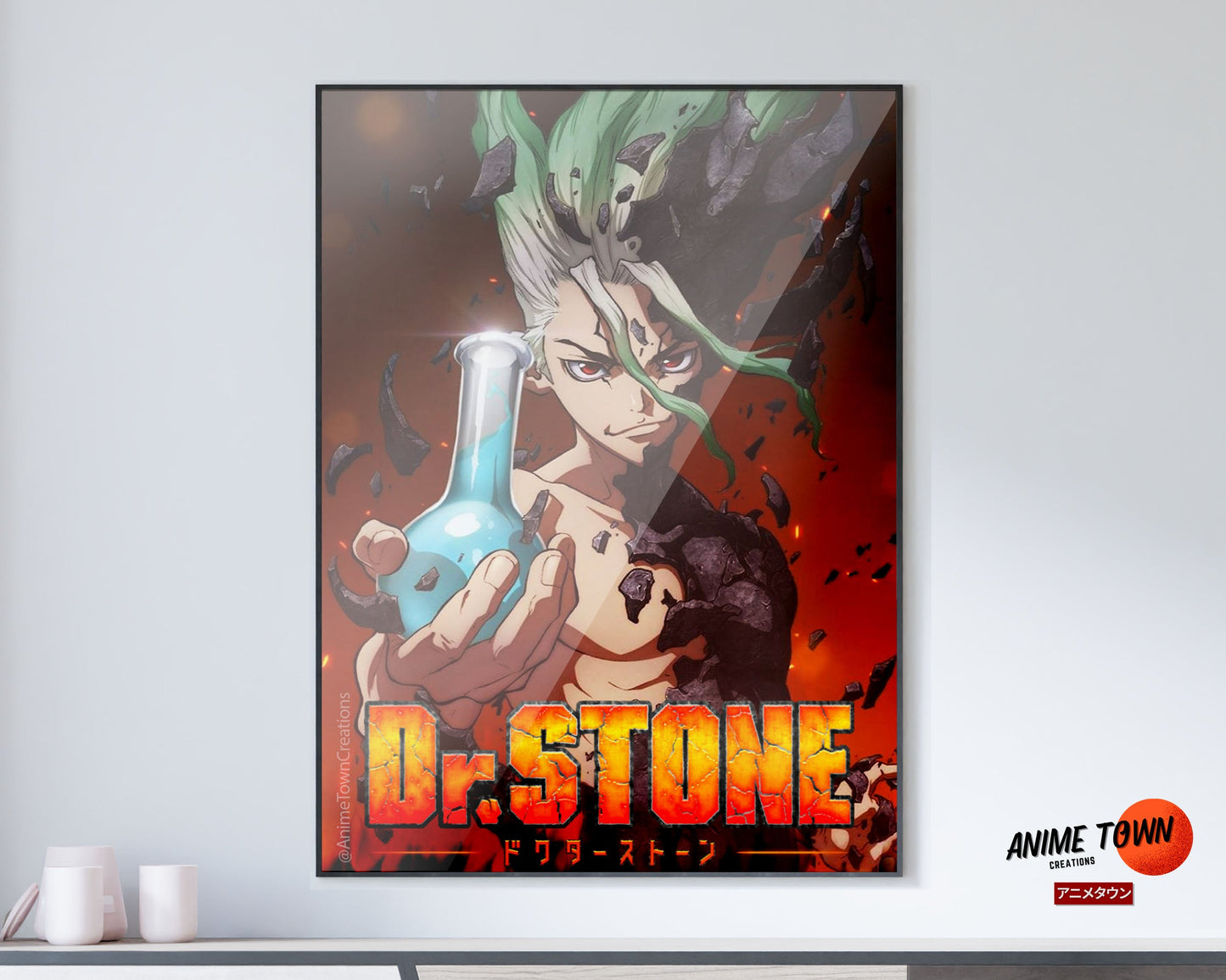 Anime Town Creations Poster Dr Stone 5" x 7" Home Goods - Anime Dr Stone Poster
