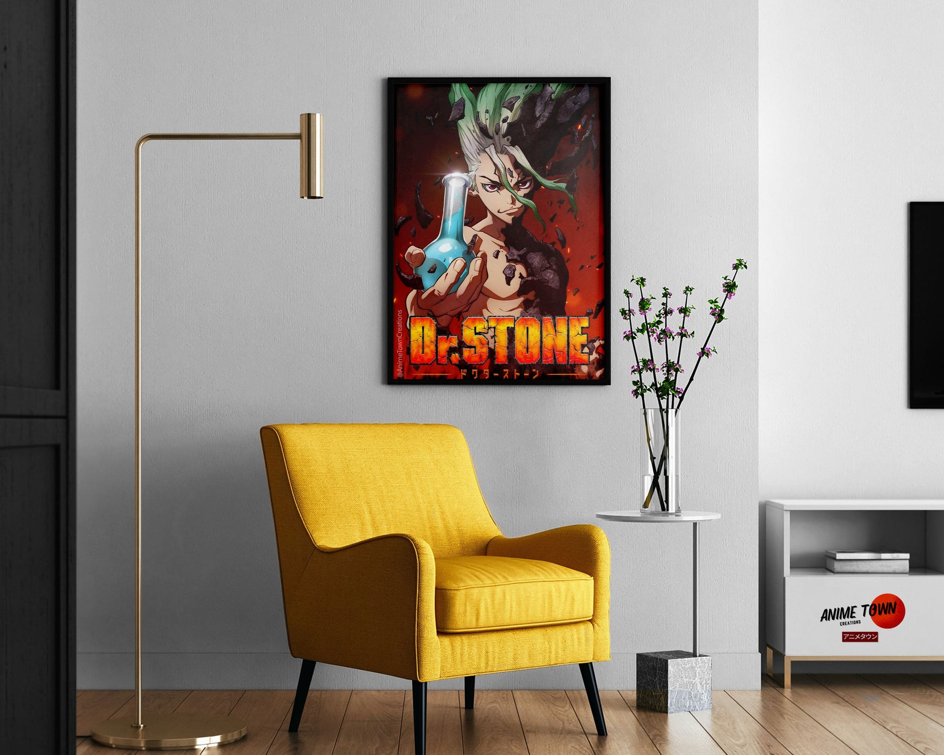 Anime Town Creations Poster Dr Stone 11" x 17" Home Goods - Anime Dr Stone Poster