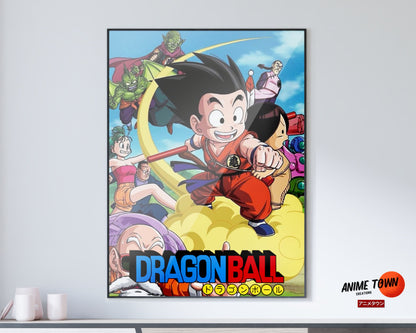 Anime Town Creations Poster Dragon Ball Cover 11" x 17" Home Goods - Anime Dragon Ball Poster