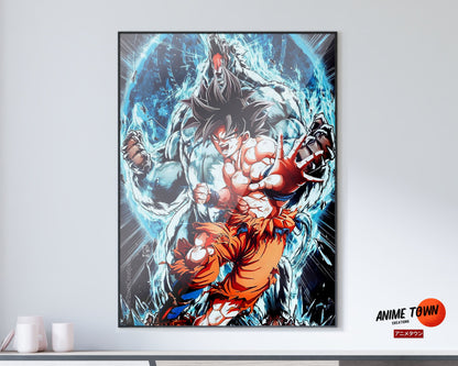 Anime Town Creations Poster Dragon Ball Goku Inner Beast 11" x 17" Home Goods - Anime Dragon Ball Poster