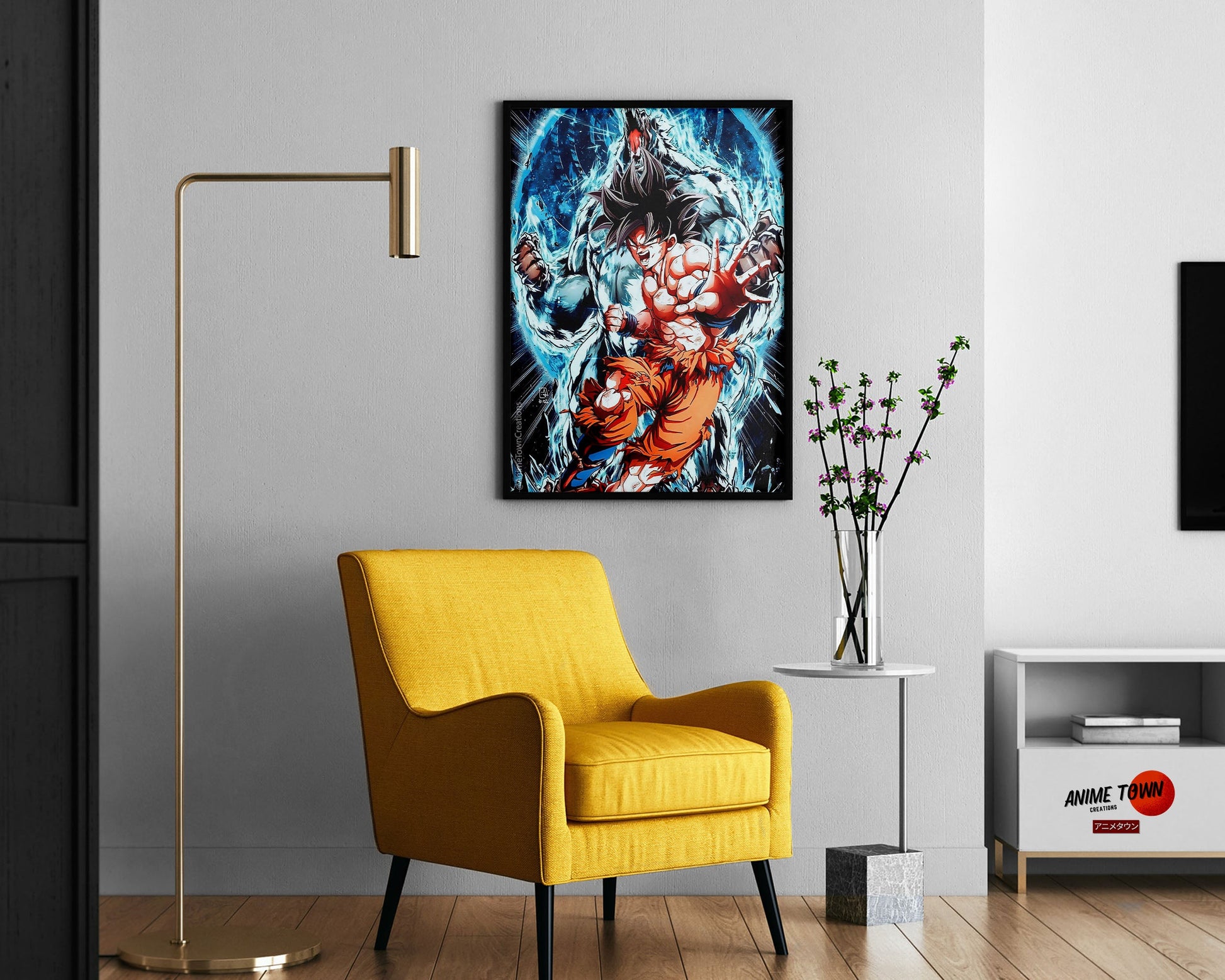 Anime Town Creations Poster Dragon Ball Goku Inner Beast 11" x 17" Home Goods - Anime Dragon Ball Poster