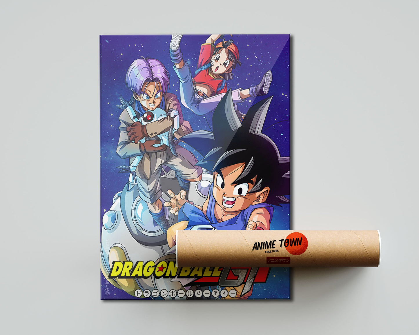 Anime Town Creations Poster Dragon Ball GT 5" x 7" Home Goods - Anime Dragon Ball Poster