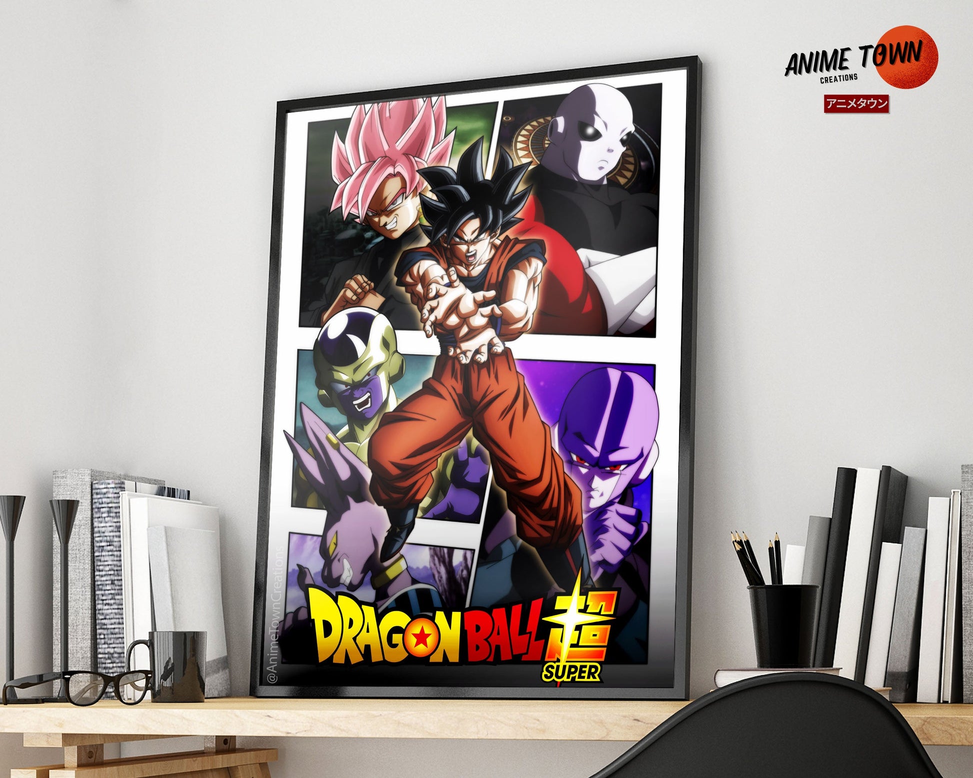 Anime Town Creations Poster Dragon Ball Super Goku 11" x 17" Home Goods - Anime Dragon Ball Poster