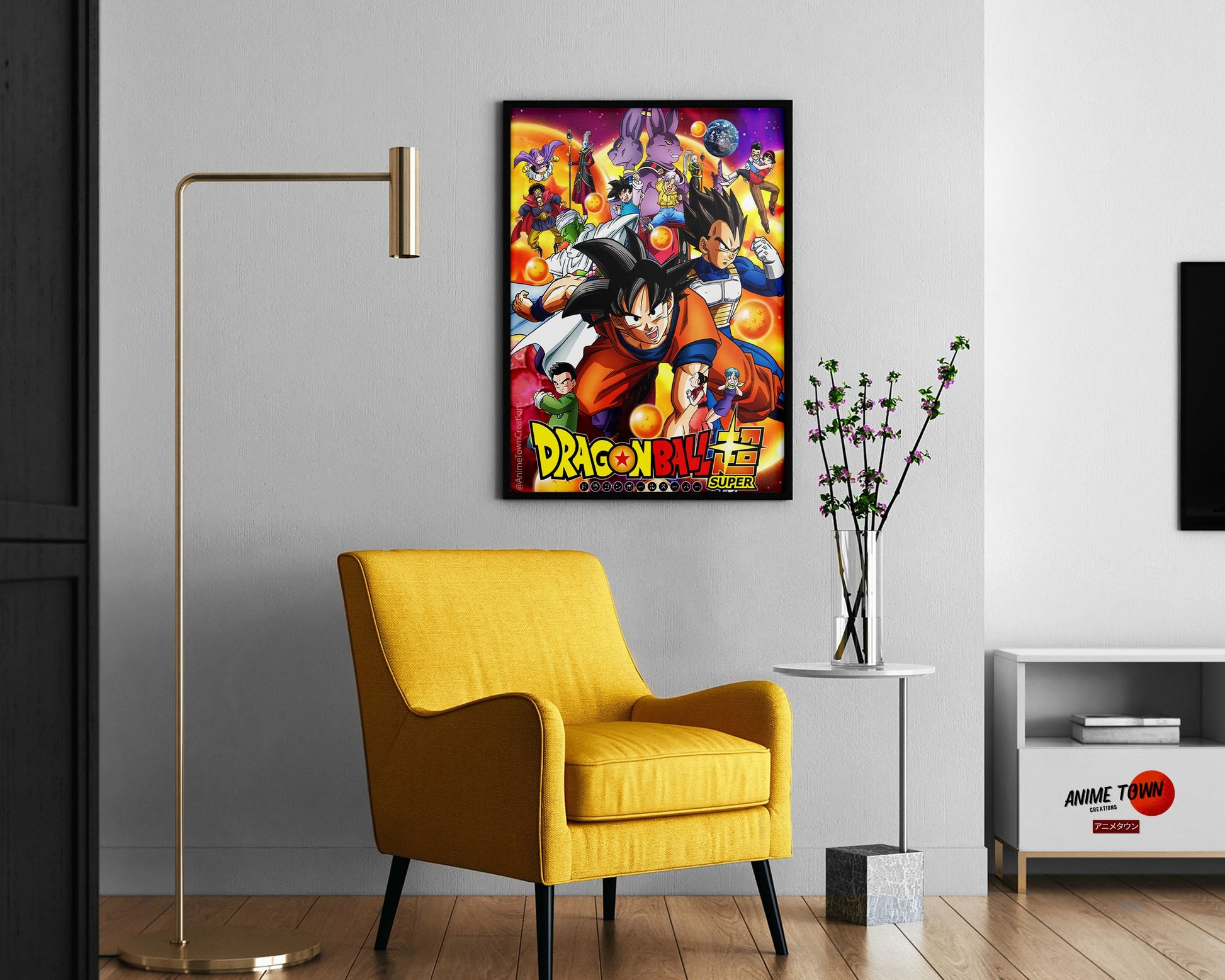 Anime Town Creations Poster Dragon Ball Super 11" x 17" Home Goods - Anime Dragon Ball Poster