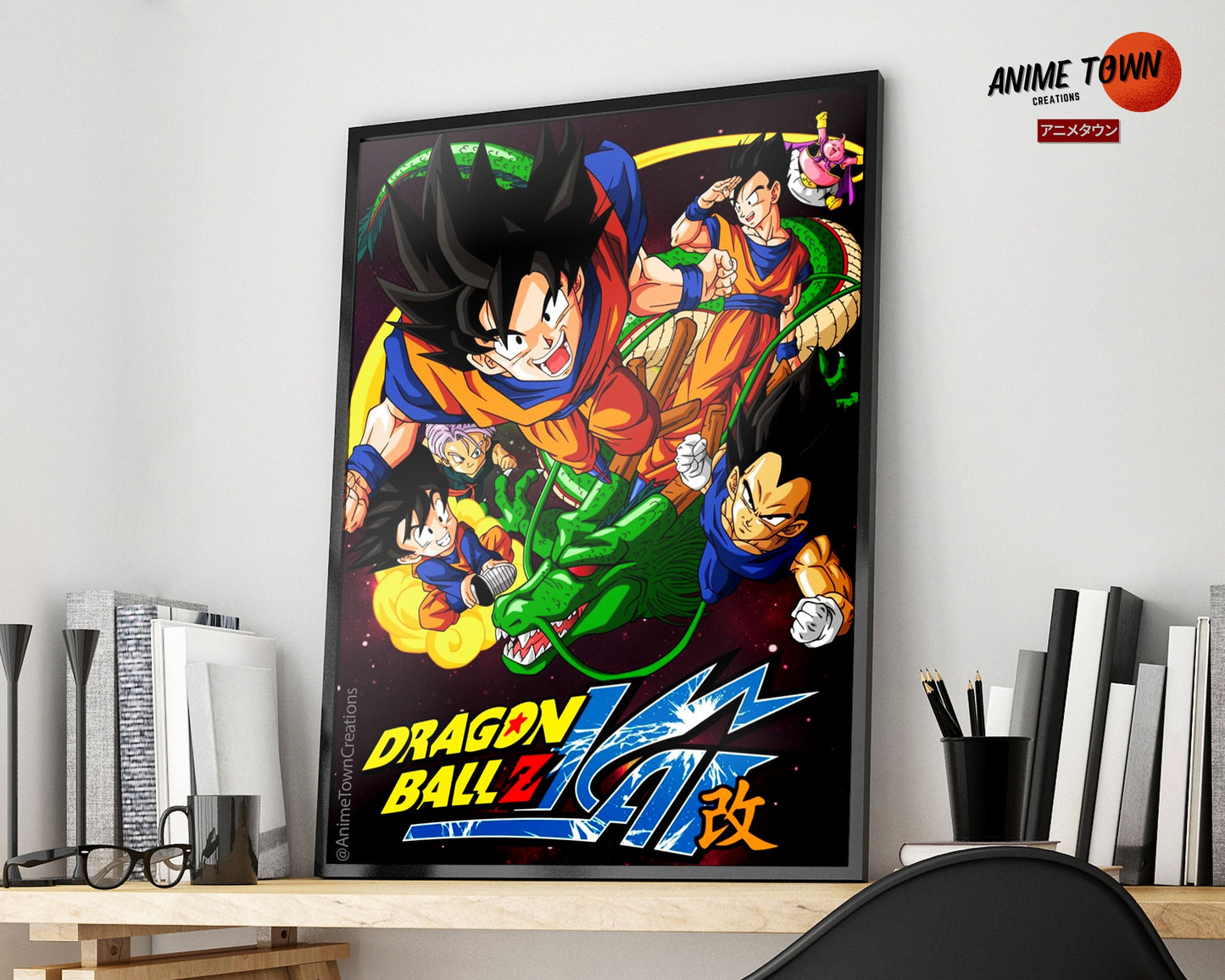 Anime Town Creations Poster Dragon Ball Z Kai 11" x 17" Home Goods - Anime Dragon Ball Poster