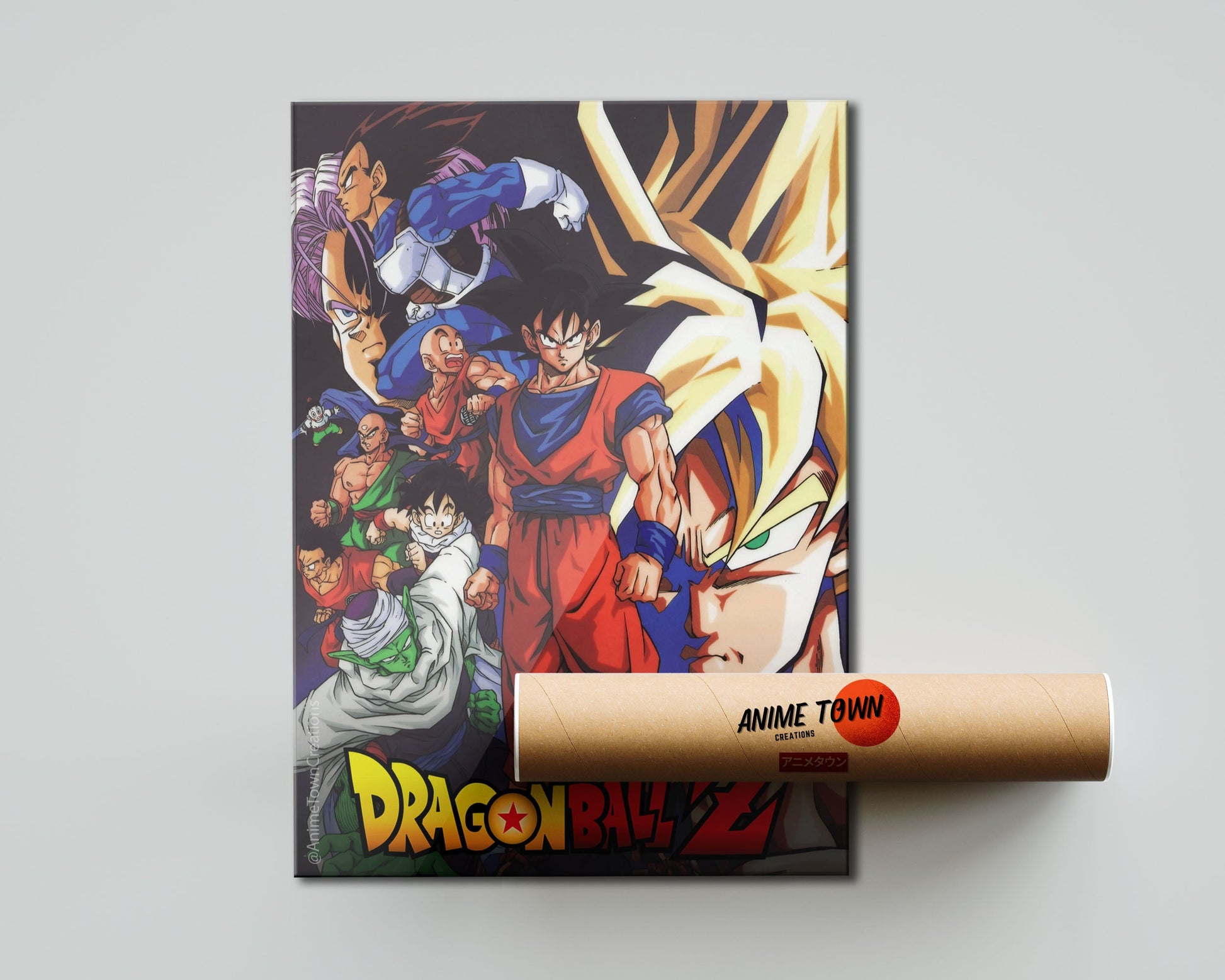 Anime Town Creations Poster Dragon Ball Z 5" x 7" Home Goods - Anime Dragon Ball Poster