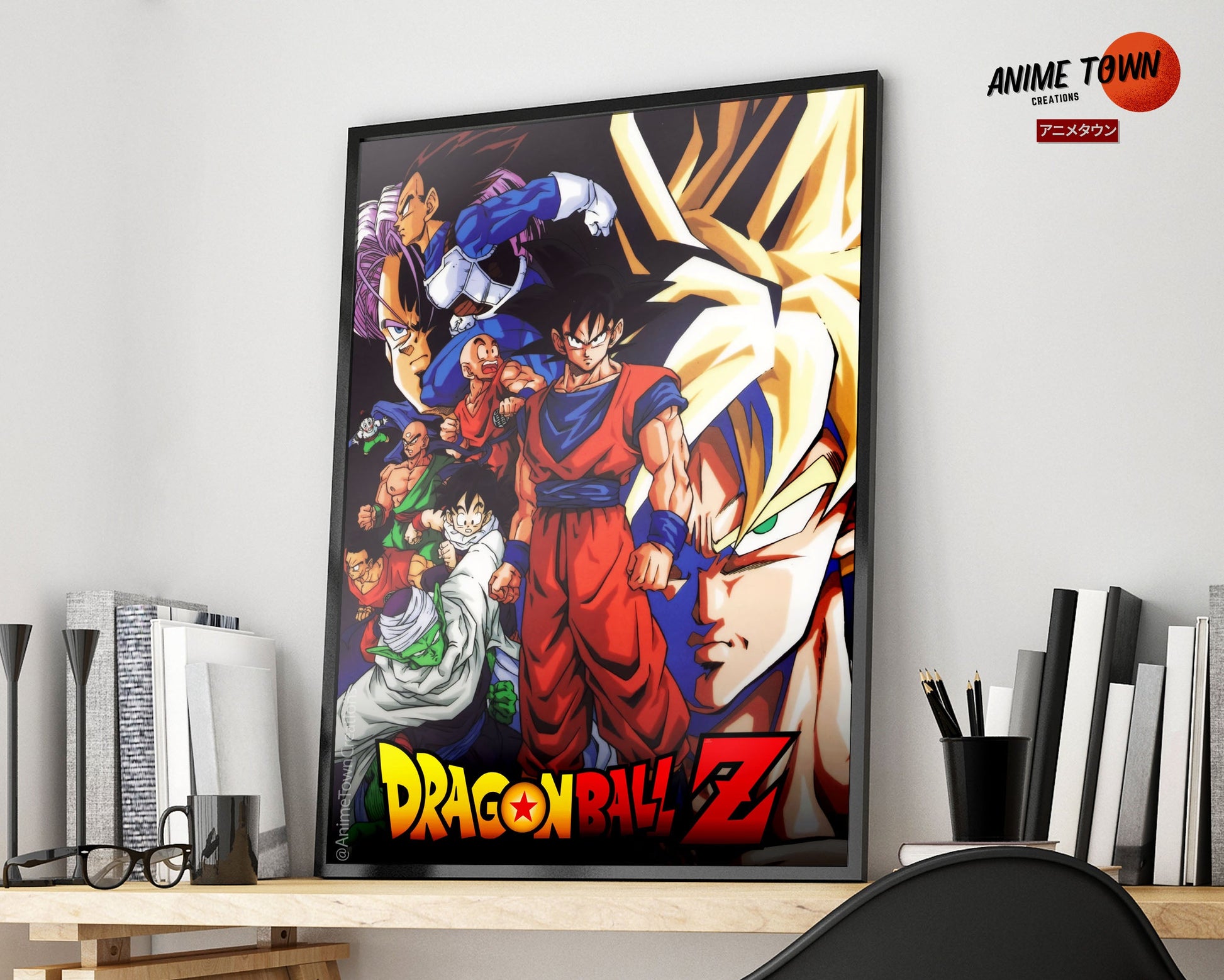 Anime Town Creations Poster Dragon Ball Z 5" x 7" Home Goods - Anime Dragon Ball Poster