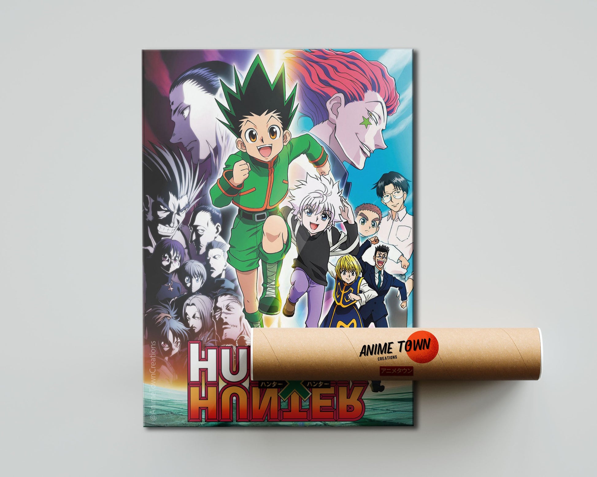 Anime Town Creations Poster Hunter x Hunter Cover 5" x 7" Home Goods - Anime Hunter x Hunter Poster