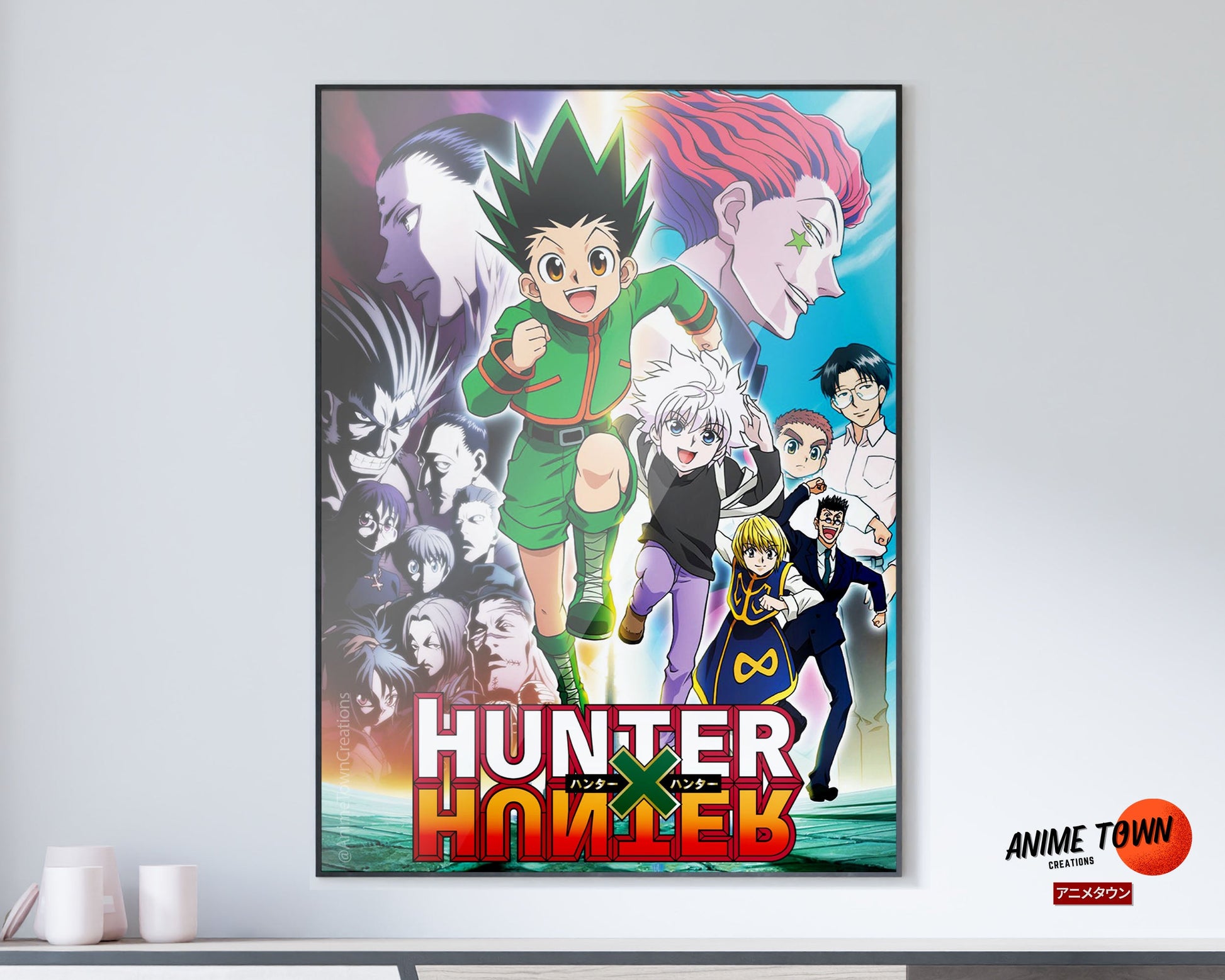 Anime Town Creations Poster Hunter x Hunter Cover 11" x 17" Home Goods - Anime Hunter x Hunter Poster