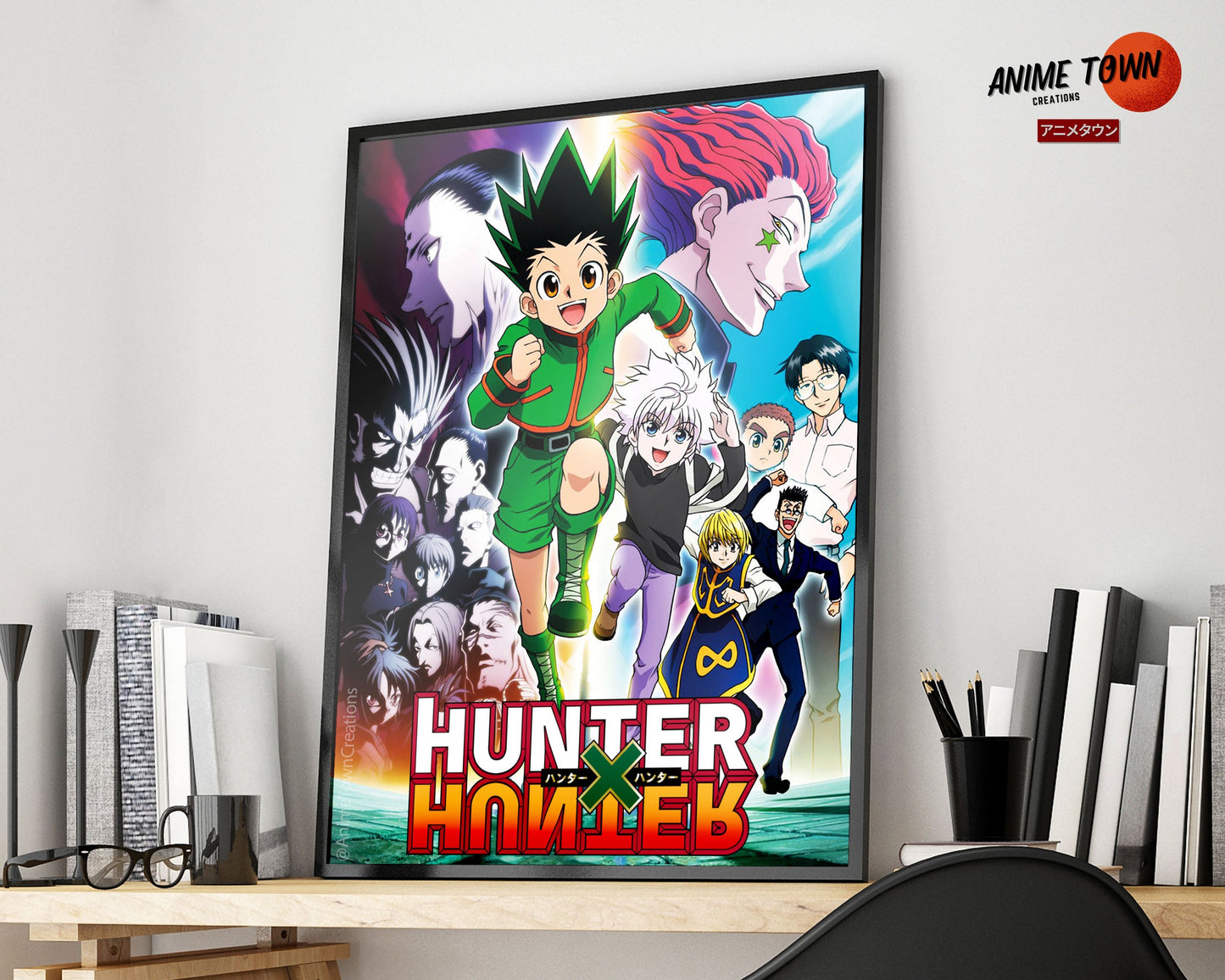 Anime Town Creations Poster Hunter x Hunter Cover 5" x 7" Home Goods - Anime Hunter x Hunter Poster