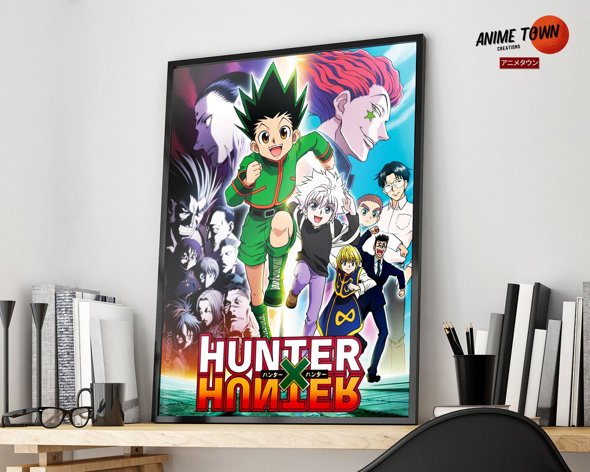 Anime Town Creations Poster Hunter x Hunter Cover 5" x 7" Home Goods - Anime Hunter x Hunter Poster
