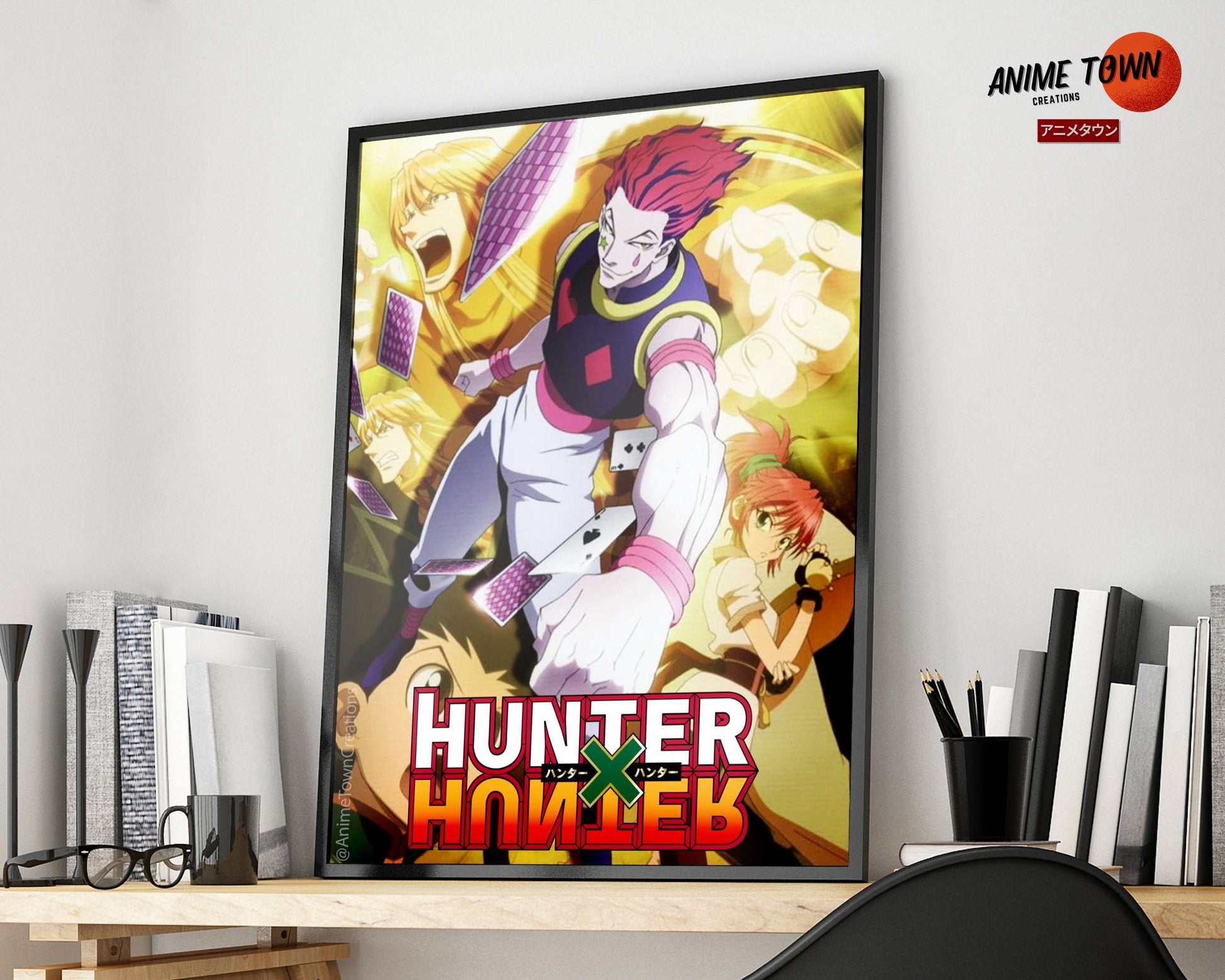 Anime Town Creations Poster Hunter x Hunter Hisoka Morow 11" x 17" Home Goods - Anime Hunter x Hunter Poster