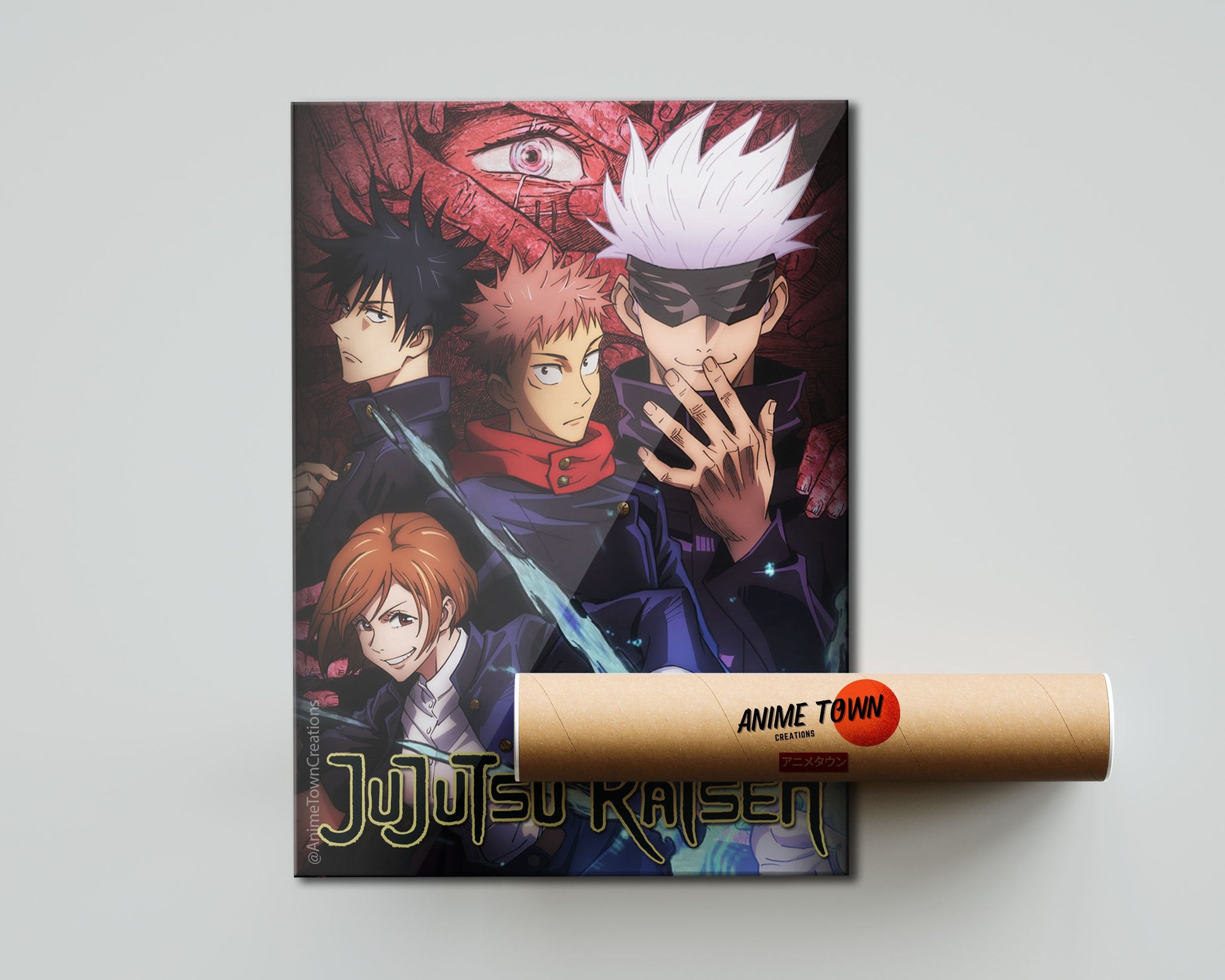 Anime Town Creations Poster Jujutsu Kaisen Cover 5" x 7" Home Goods - Anime Jujutsu Kaisen Poster