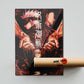 Anime Town Creations Poster Jujutsu Kaisen Minimalist Red 5" x 7" Home Goods - Anime Jujutsu Kaisen Poster