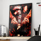 Anime Town Creations Poster Jujutsu Kaisen Minimalist Red 11" x 17" Home Goods - Anime Jujutsu Kaisen Poster