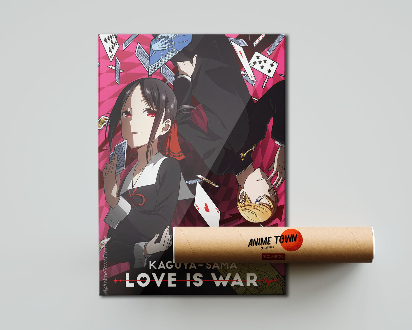 Anime Town Creations Poster Kaguya-sama- Love Is War 5" x 7" Home Goods - Anime Love is War Poster