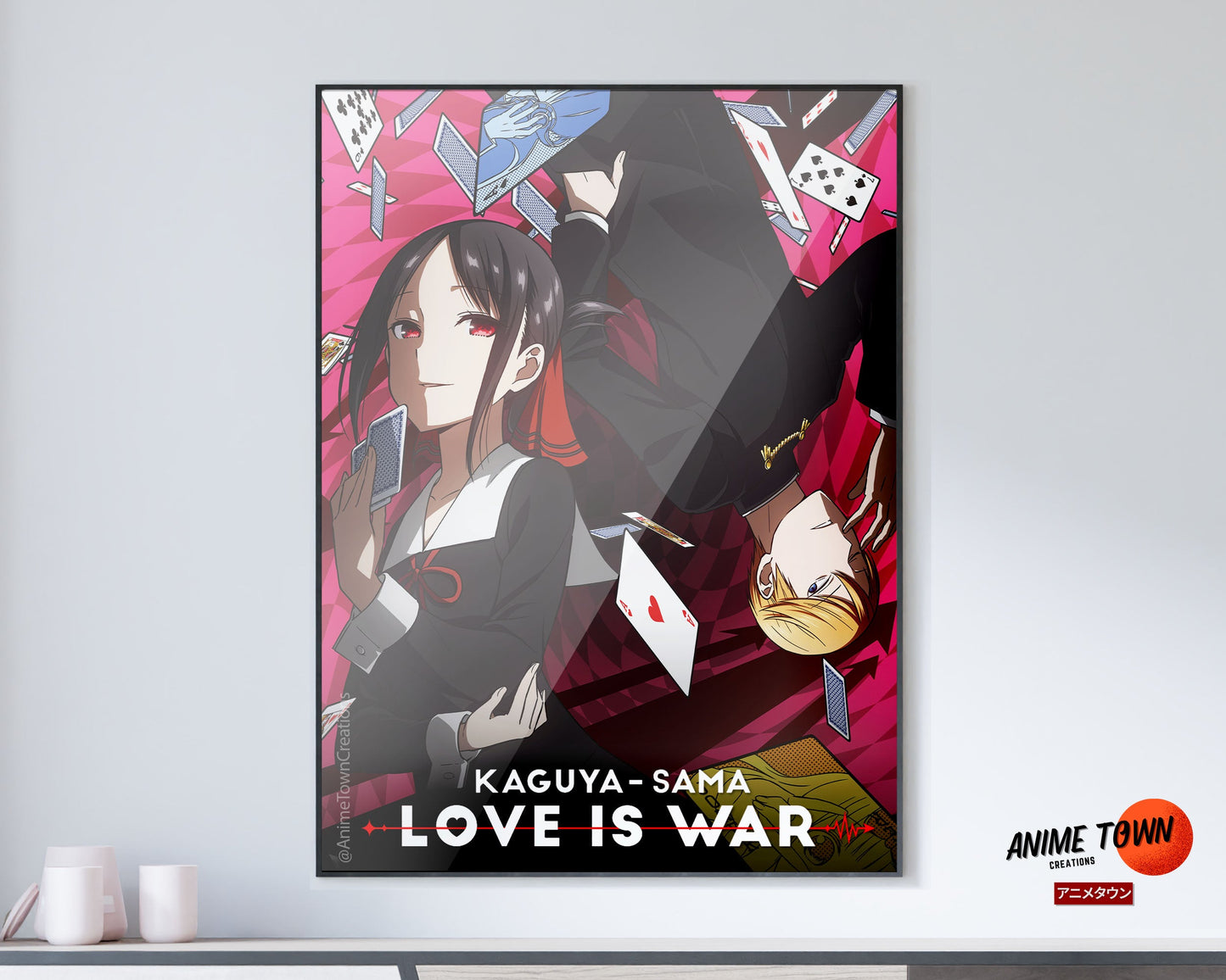 Anime Town Creations Poster Kaguya-sama- Love Is War 11" x 17" Home Goods - Anime Love is War Poster