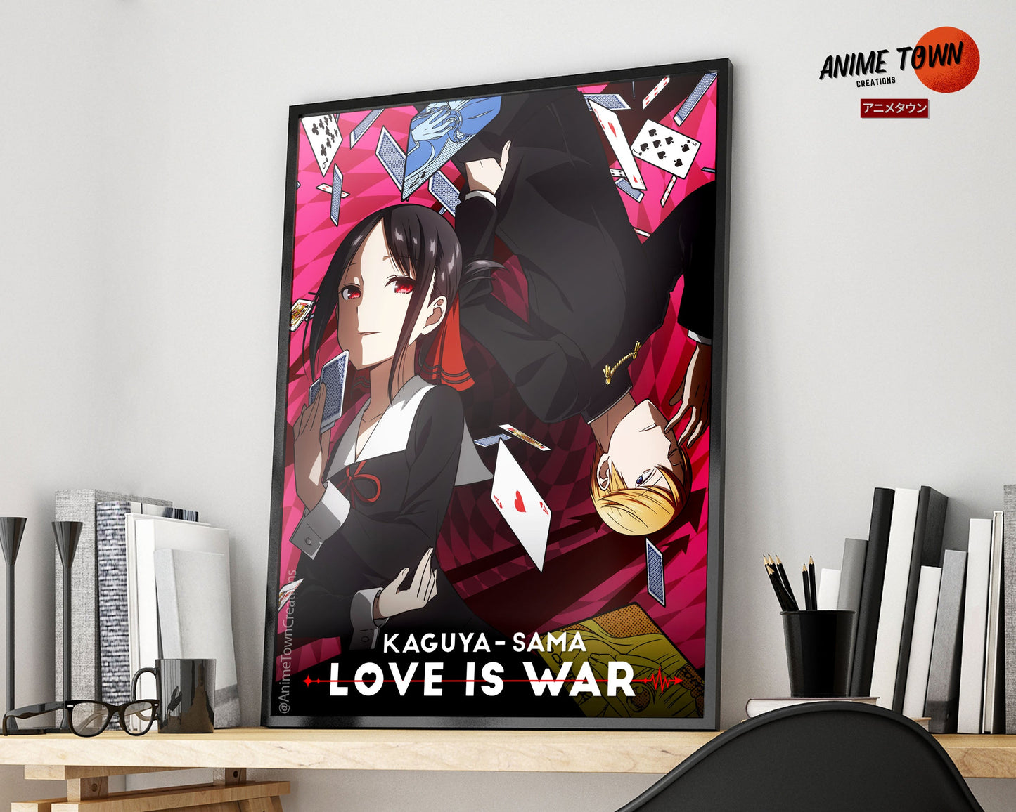 Anime Town Creations Poster Kaguya-sama- Love Is War 11" x 17" Home Goods - Anime Love is War Poster