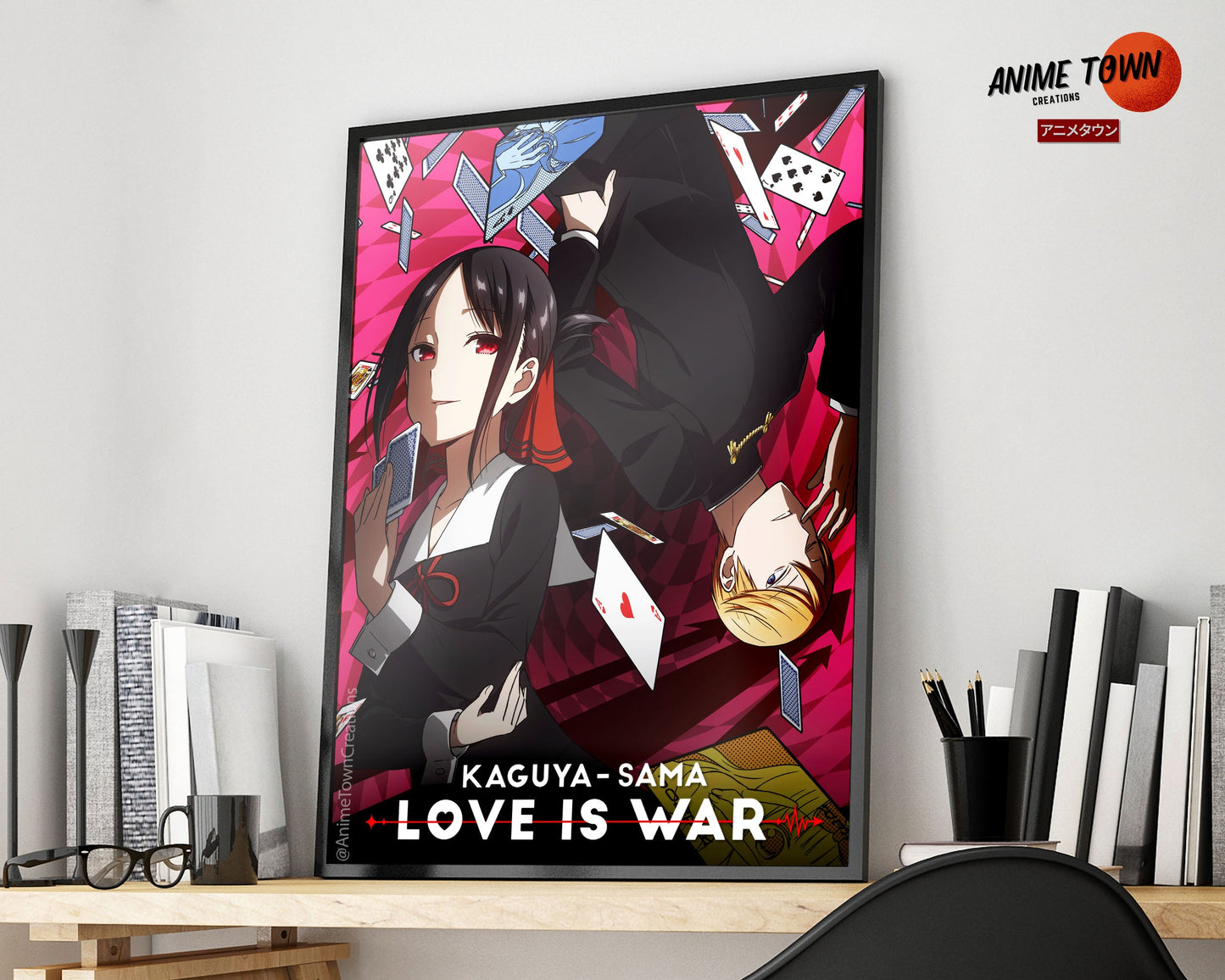 Anime Town Creations Poster Kaguya-sama- Love Is War 5" x 7" Home Goods - Anime Love is War Poster