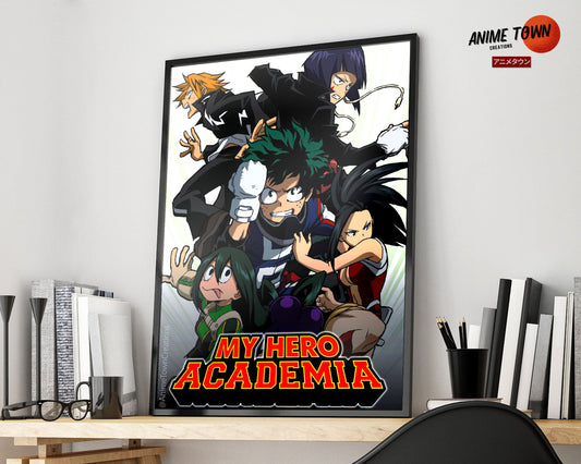 Anime Town Creations Poster My Hero Academia Cover 5" x 7" Home Goods - Anime My Hero Academia Poster