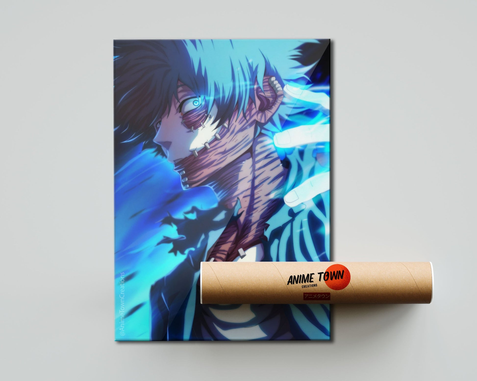 Anime Town Creations Poster My Hero Academia Dabi 5" x 7" Home Goods - Anime My Hero Academia Poster