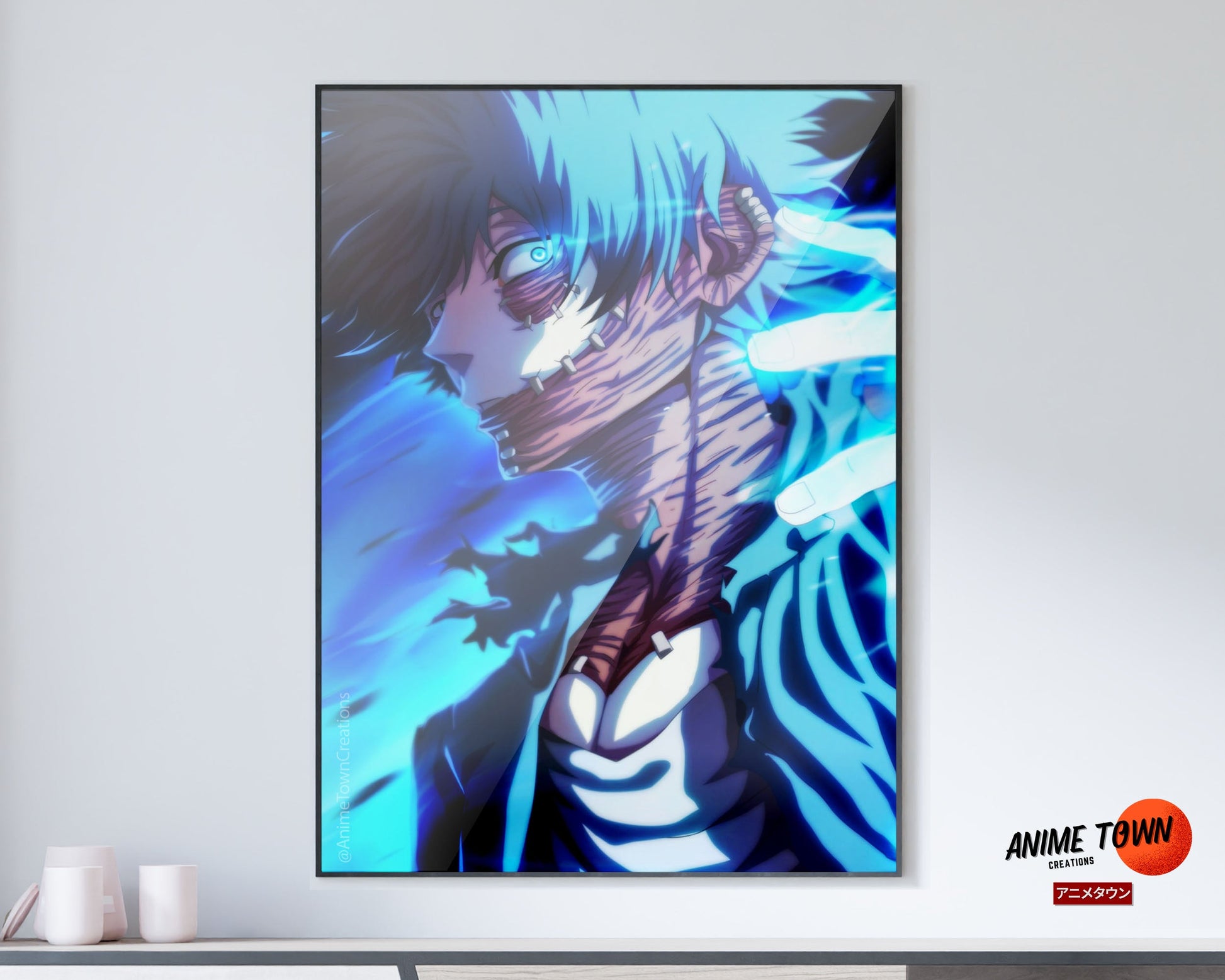 Anime Town Creations Poster My Hero Academia Dabi 11" x 17" Home Goods - Anime My Hero Academia Poster