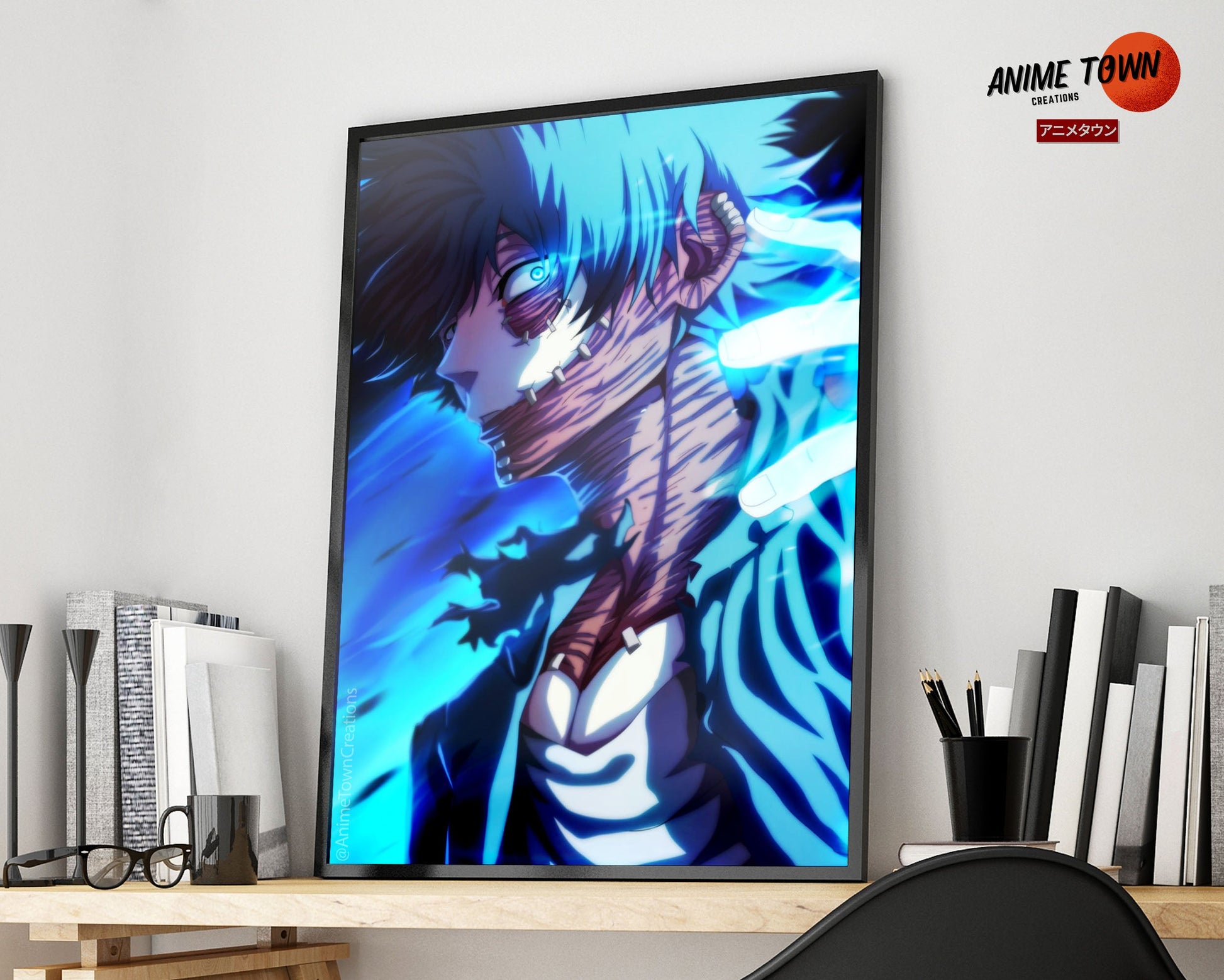 Anime Town Creations Poster My Hero Academia Dabi 5" x 7" Home Goods - Anime My Hero Academia Poster