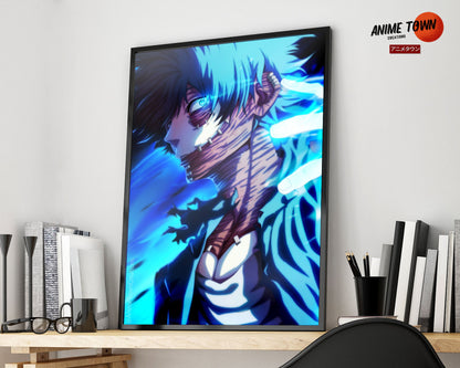 Anime Town Creations Poster My Hero Academia Dabi 5" x 7" Home Goods - Anime My Hero Academia Poster