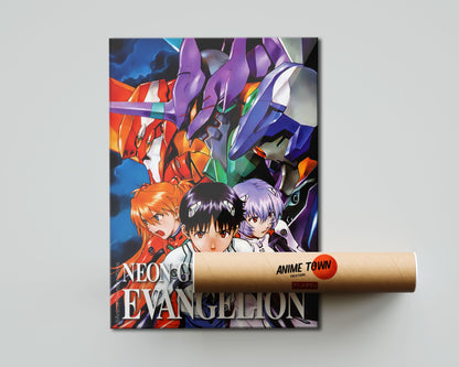 Anime Town Creations Poster Neon Genesis Evangelion 5" x 7" Home Goods - Anime Neon Evangelion Genesis Poster