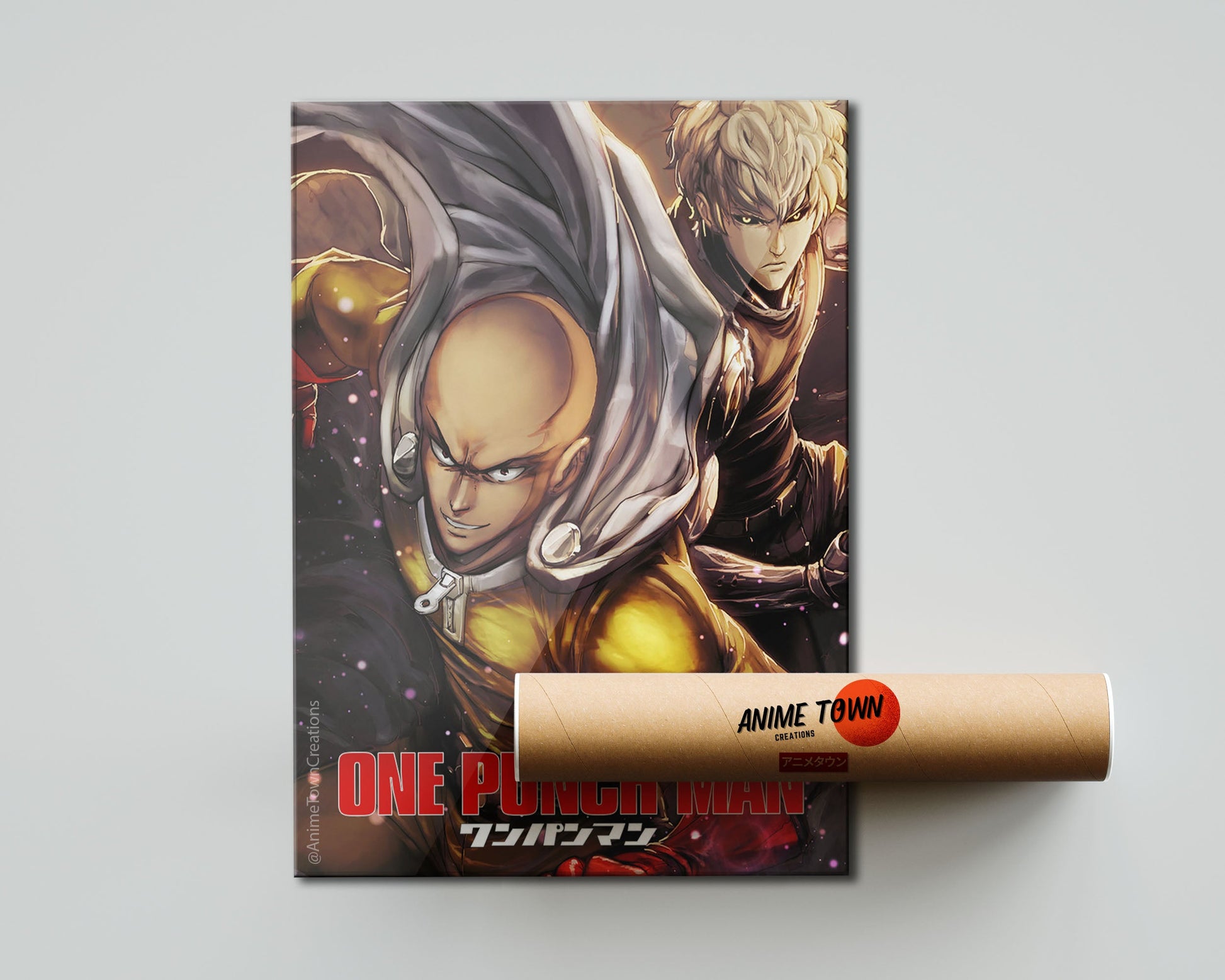 Anime Town Creations Poster One Punch Man 5" x 7" Home Goods - Anime One Punch Man Poster