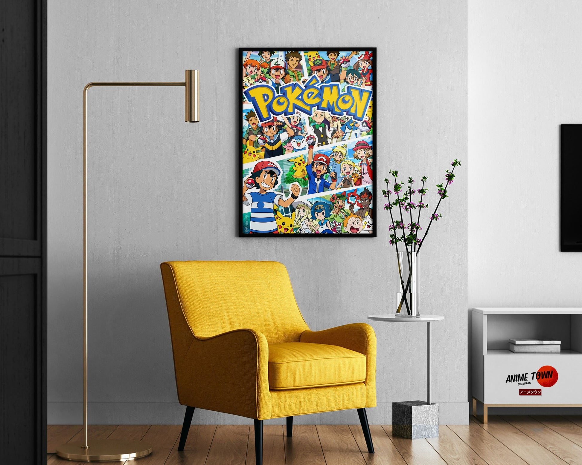 Pokemon Journeys Poster Poster – Anime Town Creations