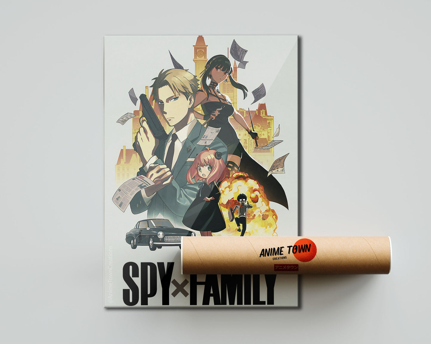Anime Town Creations Poster Spy x Family 5" x 7" Home Goods - Anime Spy x Family Poster