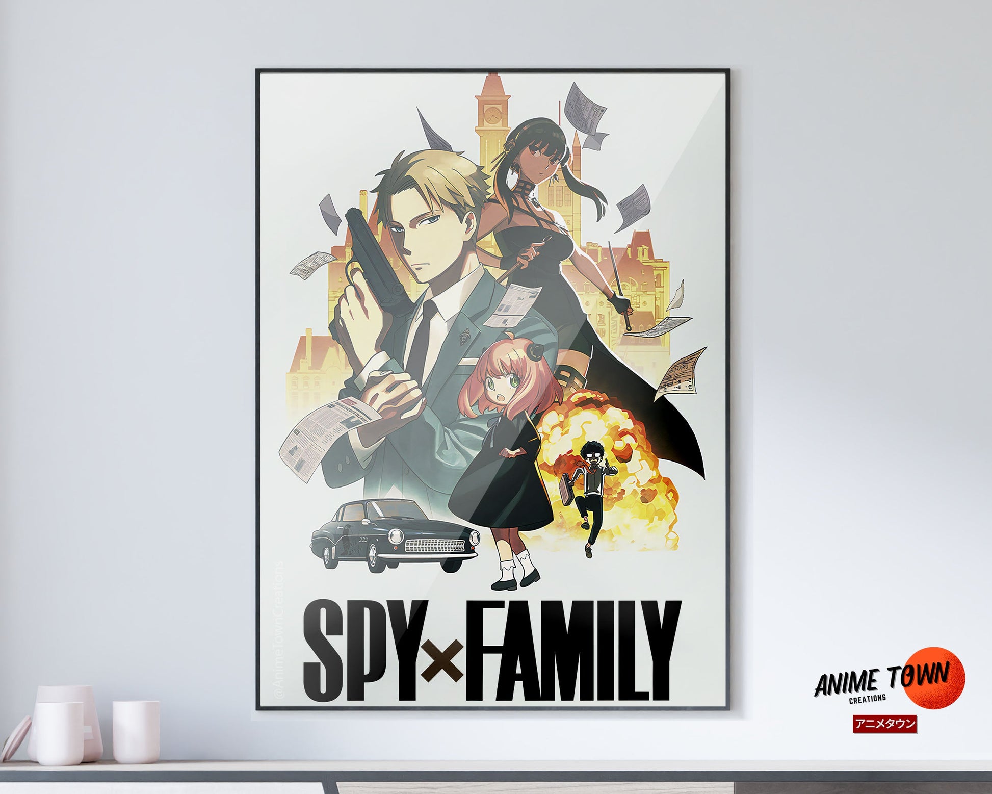 Anime Town Creations Poster Spy x Family 11" x 17" Home Goods - Anime Spy x Family Poster