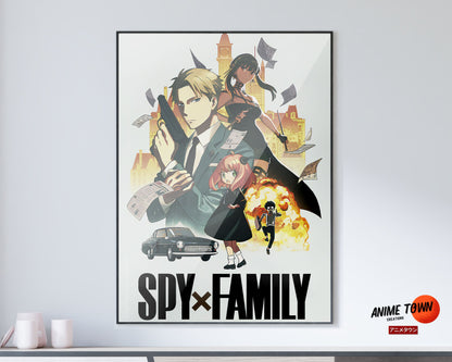 Anime Town Creations Poster Spy x Family 11" x 17" Home Goods - Anime Spy x Family Poster
