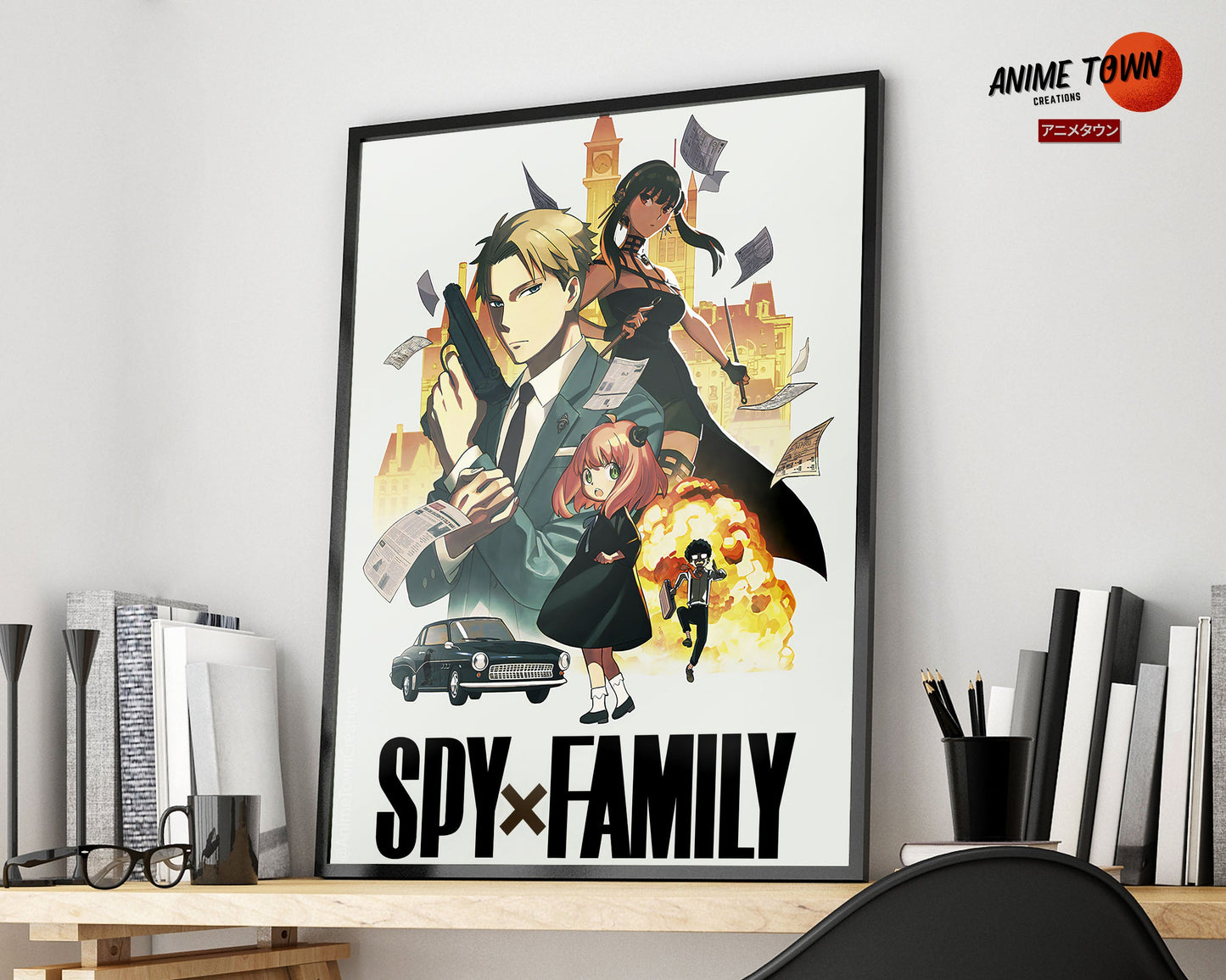 Anime Town Creations Poster Spy x Family 5" x 7" Home Goods - Anime Spy x Family Poster