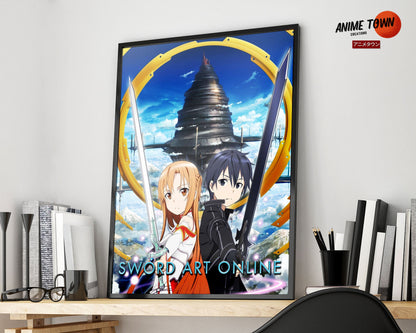 Anime Town Creations Poster Sword Art Online 11" x 17" Home Goods - Anime Spy x Family Poster