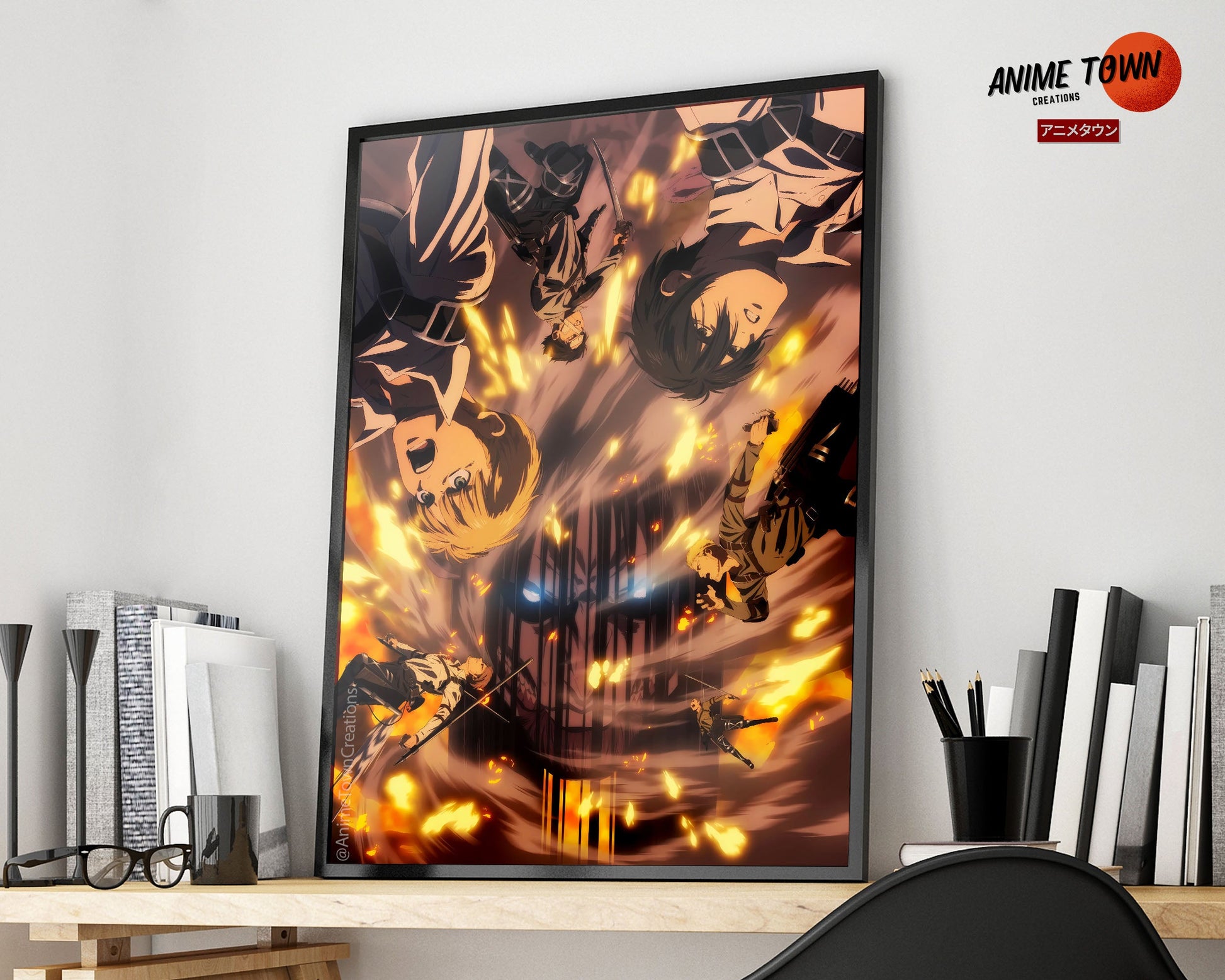 Anime Town Creations Poster Attack on Titan Final Season Part 3 11" x 17" Home Goods - Anime Attack on Titan Poster