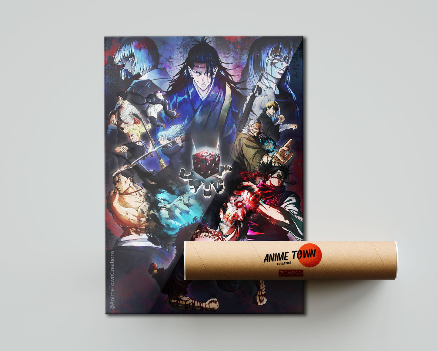 Anime Town Creations Poster Jujutsu Kaisen Season 2 Hype 5" x 7" Home Goods - Anime Jujutsu Kaisen Poster