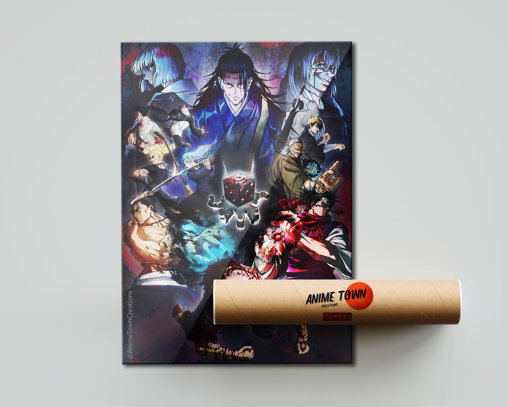 Anime Town Creations Poster Jujutsu Kaisen Season 2 Hype 5" x 7" Home Goods - Anime Jujutsu Kaisen Poster