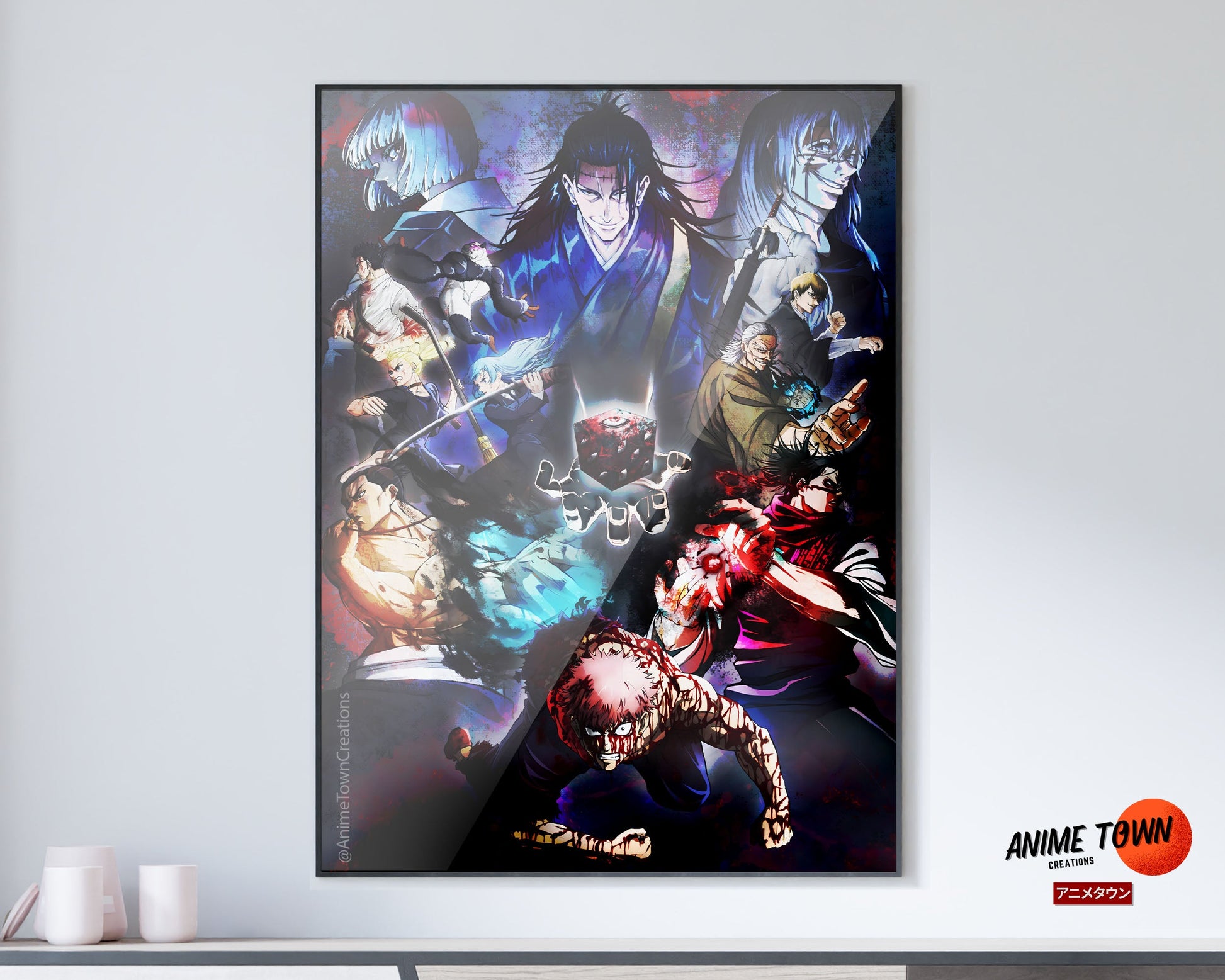 Anime Town Creations Poster Jujutsu Kaisen Season 2 Hype 11" x 17" Home Goods - Anime Jujutsu Kaisen Poster